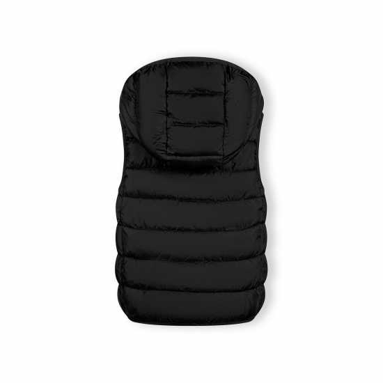 Ватирано Елече Boys Padded Gilet Detachable Hood Black Ватирано Елече Boys Padded Gilet Detachable Hood Black