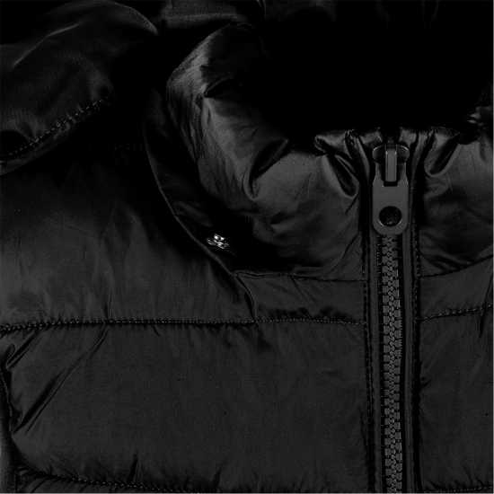 Ватирано Елече Boys Padded Gilet Detachable Hood Black Ватирано Елече Boys Padded Gilet Detachable Hood Black