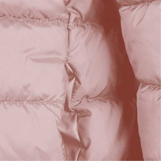 Ватирано Яке Minoti Girls Quilted Jacket With Zip Removable Hood Pink  