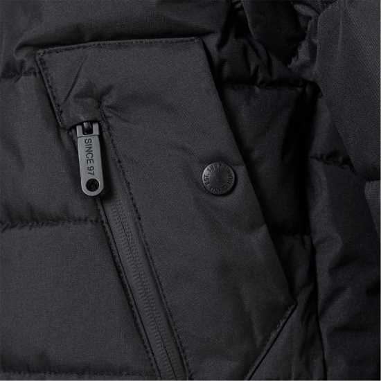 Ватирано Яке Boys Padded Jacket With Hood Black  