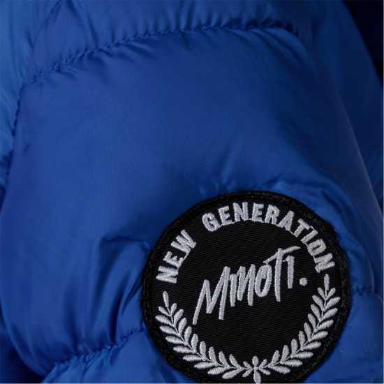 Яке За Момчета Boys Jacket Detachable Faux Fur Hood Cobalt Blue  