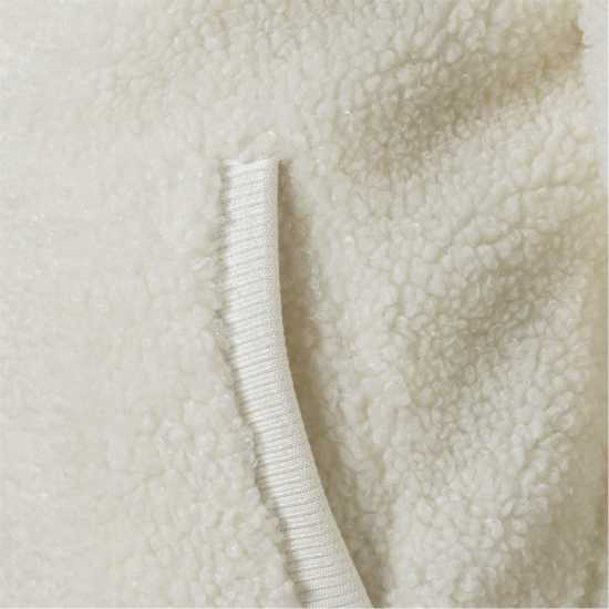 Girls Baseball Jacket With Snap-Button Closure Cream Girls Baseball Jacket With Snap-Button Closure Cream