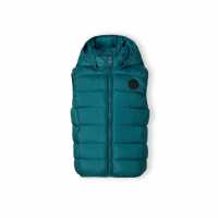 Ватирано Елече Minoti Boys Padded Gilet Detachable Hood Turquoise  