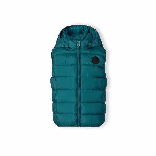 Ватирано Елече Minoti Boys Padded Gilet Detachable Hood Turquoise Ватирано Елече Minoti Boys Padded Gilet Detachable Hood Turquoise