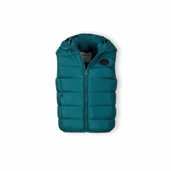 Ватирано Елече Minoti Boys Padded Gilet Detachable Hood Turquoise Ватирано Елече Minoti Boys Padded Gilet Detachable Hood Turquoise