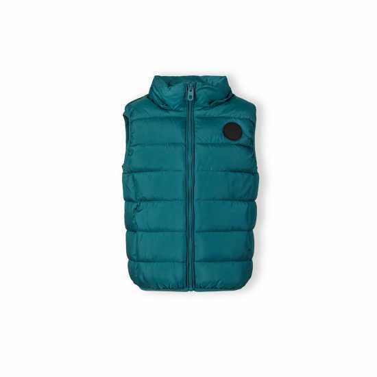 Ватирано Елече Minoti Boys Padded Gilet Detachable Hood Turquoise Ватирано Елече Minoti Boys Padded Gilet Detachable Hood Turquoise