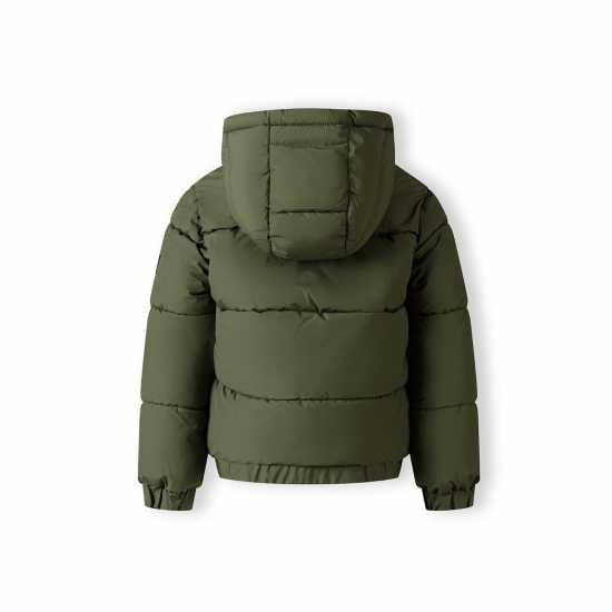 Boys Ripstop Jacket With High Collar And Elastic Cuffs Khaki Boys Ripstop Jacket With High Collar And Elastic Cuffs Khaki