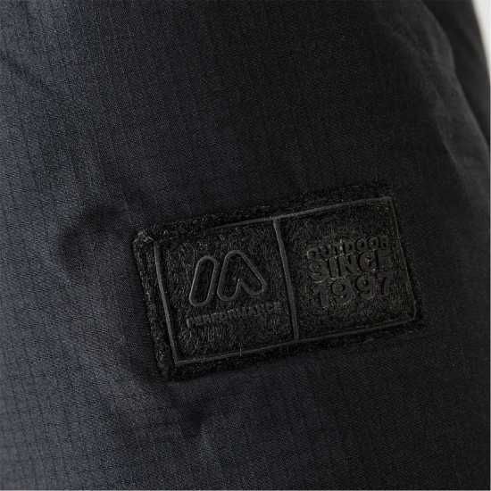 Boys Ripstop Jacket High Collar Elastic Cuffs Black Boys Ripstop Jacket High Collar Elastic Cuffs Black