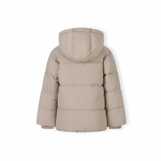Ватирано Яке Minoti Boys Quilted Jacket With Hood Zip Pockets Grey  