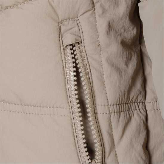 Ватирано Яке Minoti Boys Quilted Jacket With Hood Zip Pockets Grey  