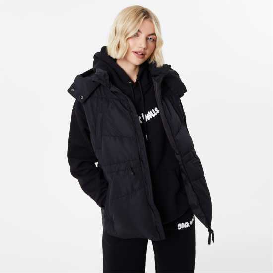 Дамски якета и палта Ватирано Елече Jack Wills Bungee Waist Padded Gilet Ватирано Елече Jack Wills Bungee Waist Padded Gilet Дамски якета и палта