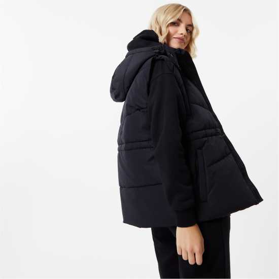 Дамски якета и палта Ватирано Елече Jack Wills Bungee Waist Padded Gilet Ватирано Елече Jack Wills Bungee Waist Padded Gilet Дамски якета и палта