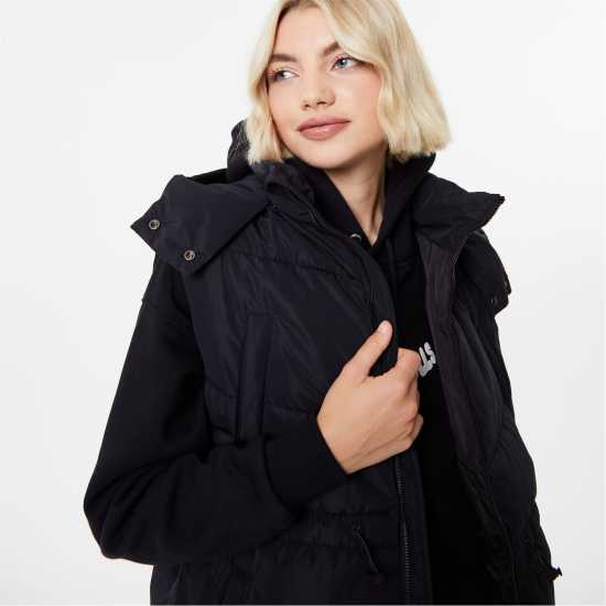 Дамски якета и палта Ватирано Елече Jack Wills Bungee Waist Padded Gilet Ватирано Елече Jack Wills Bungee Waist Padded Gilet Дамски якета и палта