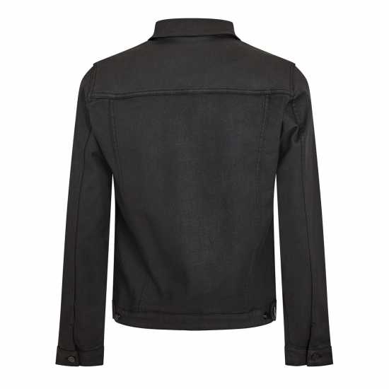 Criminal Damage Мъжко Дънково Яке Criminaldamage Coated Denim Jacket Mens  