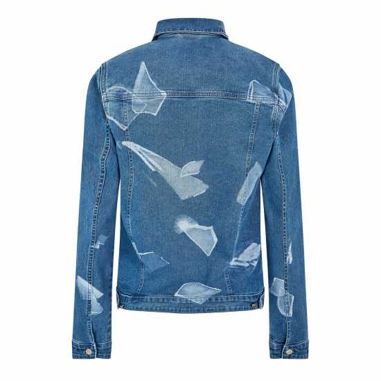 Criminal Damage Мъжко Дънково Яке Criminaldamage Shard Denim Jacket Mens  