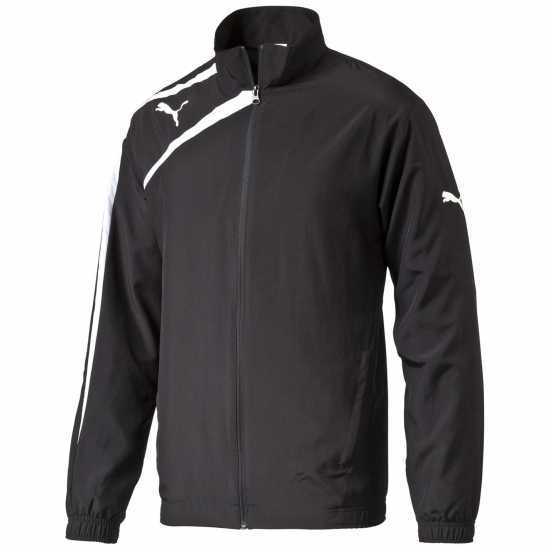 Puma Тъкано Мъжко Яке (3) Spirit Woven Jacket Mens Black Дрехи за фитнес