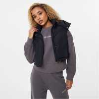 Jack Wills Ritcher Gilet Черно Дамски грейки