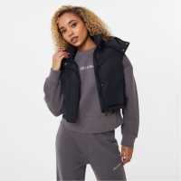 Jack Wills Ritcher Gilet Black Дамски грейки