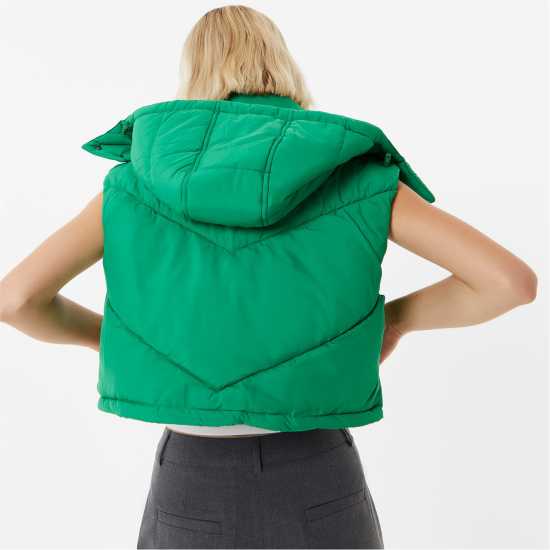 Jack Wills Ritcher Gilet Весело зелено Дамски грейки