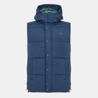 Мъжка Грейка Jack Wills Firstone Puffer Gilet Mens Морска синьо 