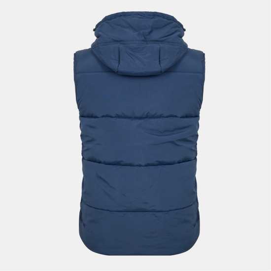 Мъжка Грейка Jack Wills Firstone Puffer Gilet Mens Морска синьо 