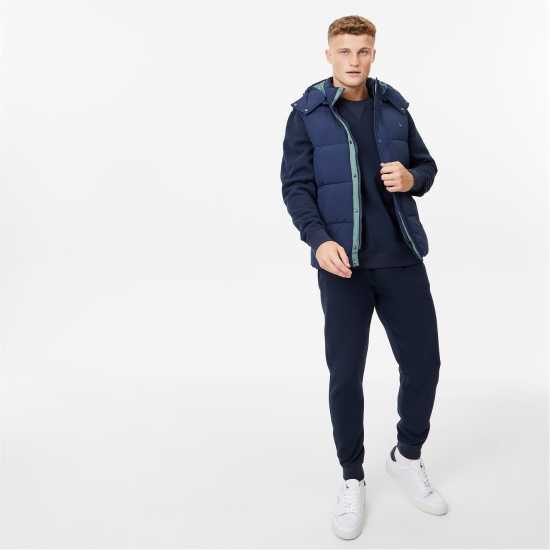 Мъжка Грейка Jack Wills Firstone Puffer Gilet Mens Морска синьо 