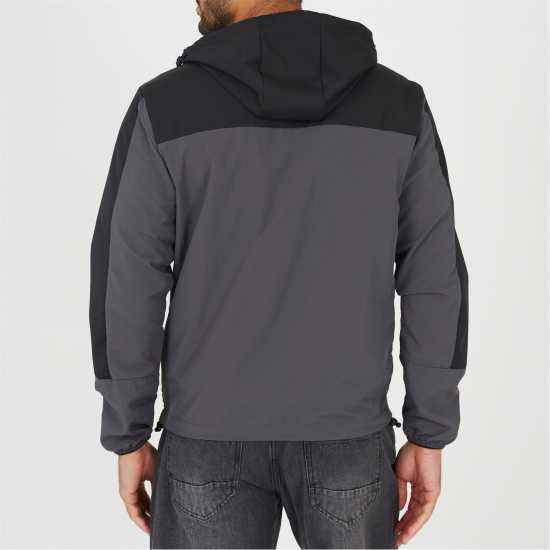 Brave Soul Men's Colour Block Windrunner Windbreaker  