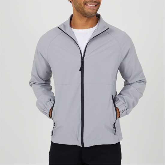 Brave Soul Пилотско Яке Men's Lightweight Funnel Neck Zip Through Bomber Jacket  