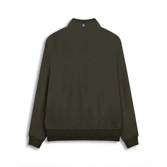 Lambretta Пилотско Яке Men's Shower Resistant Harrington Bomber Jacket Green 