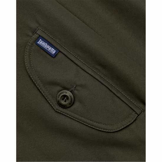 Lambretta Пилотско Яке Men's Shower Resistant Harrington Bomber Jacket Green 