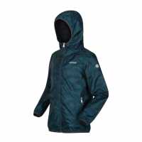 Regatta Непромокаемо Яке Printed Lever Waterproof Jacket DpTeal Camo Детски якета и палта