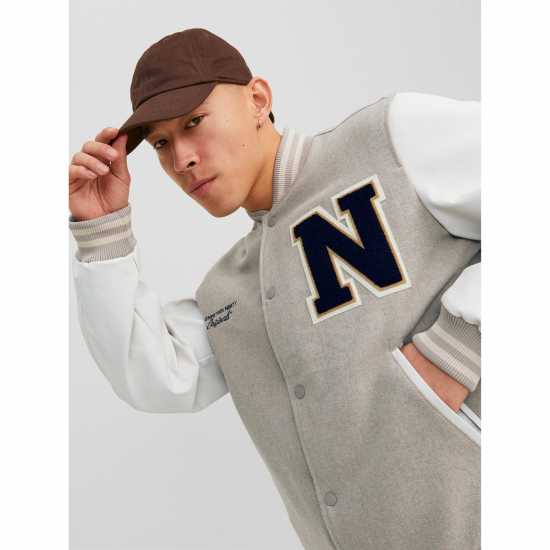 Пилотско Яке Jack And Jones College Wool Blend Bomber Jacket Посуда 