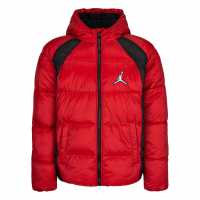 Яке Момчета Air Jordan Hw Outerwear Jacket Junior Boys Gym Red Детски якета и палта