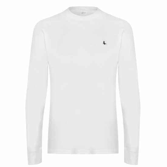 Jack Wills Sandleford Long Sleeve T-Shirt White Мъжки ризи