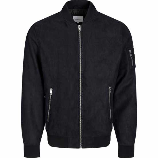 Пилотско Яке Jack And Jones Faux Suede Bomber Jacket Център черен 