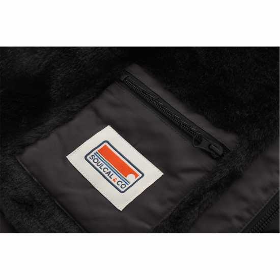 SoulCal 2 Zip Bubble Jacket Junior Угъл 