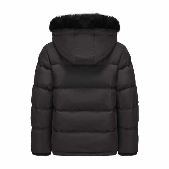 SoulCal 2 Zip Bubble Jacket Junior Угъл 