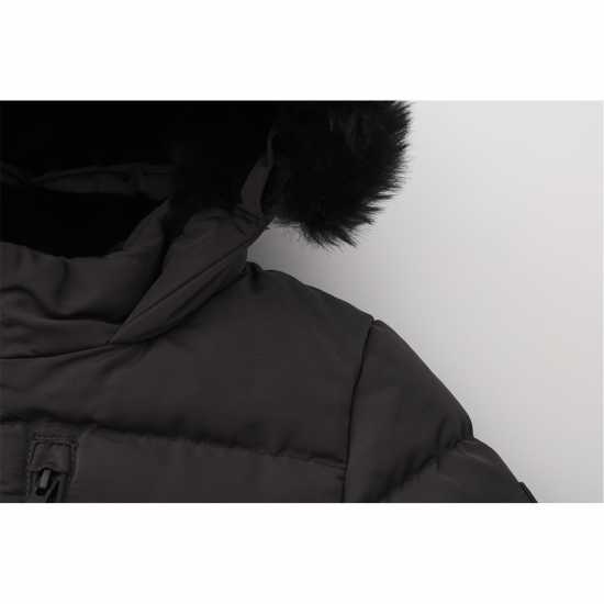 SoulCal 2 Zip Bubble Jacket Junior Угъл 