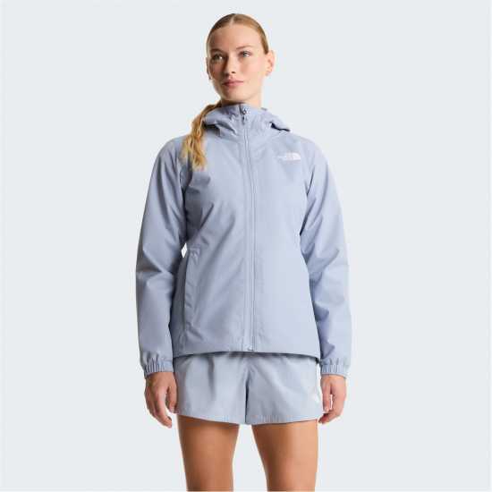 Непромокаемо Яке The North Face Womens Quest Hooded Dryvent Waterproof Jacket Frost Grey Непромокаемо Яке The North Face Womens Quest Hooded Dryvent Waterproof Jacket Frost Grey
