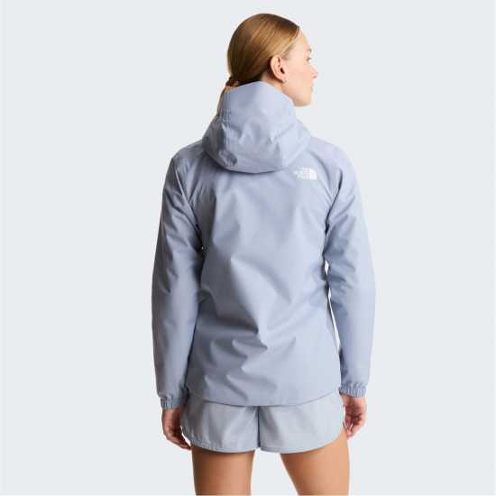 Непромокаемо Яке The North Face Womens Quest Hooded Dryvent Waterproof Jacket Frost Grey Непромокаемо Яке The North Face Womens Quest Hooded Dryvent Waterproof Jacket Frost Grey