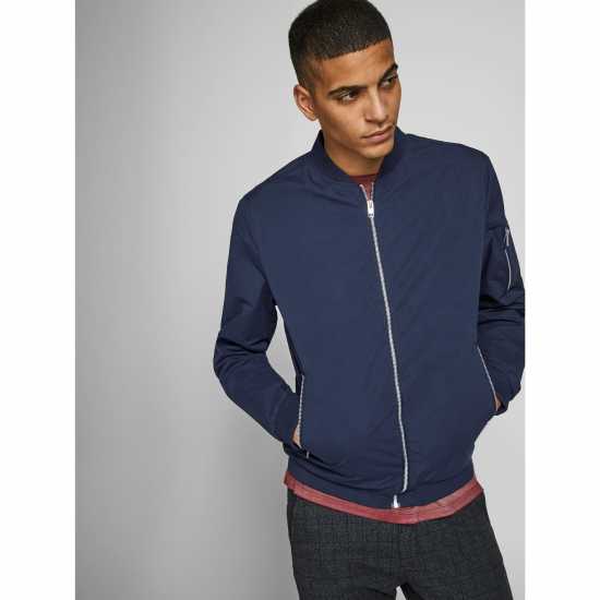 Jack and Jones Rush Bomber Jacket Men's Нави блейзър 
