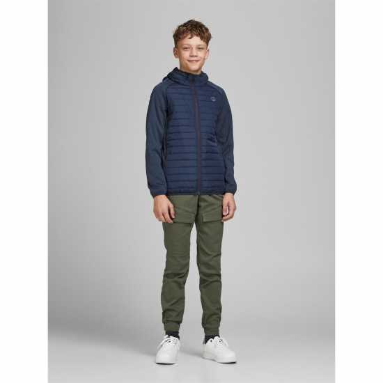 Детско Яке Jack And Jones Multi Quilted Hood Jacket Junior  Детски якета и палта