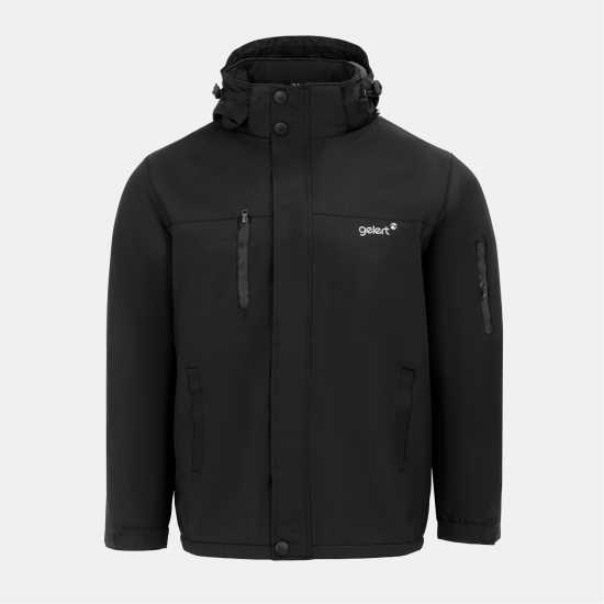 Gelert Външно Горнище Мъже Fleece Lined Outdoor Jacket Mens Black Мъжки якета и палта