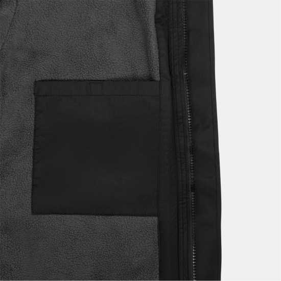 Gelert Външно Горнище Мъже Fleece Lined Outdoor Jacket Mens Black Мъжки якета и палта