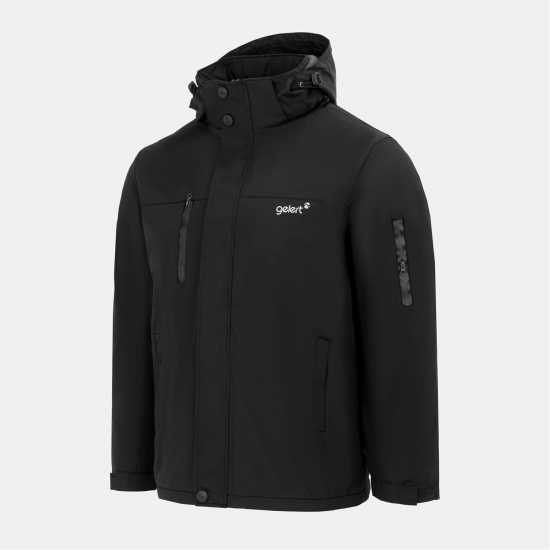 Gelert Външно Горнище Мъже Fleece Lined Outdoor Jacket Mens Black Мъжки якета и палта