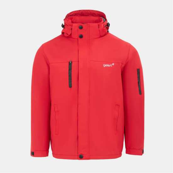 Gelert Външно Горнище Мъже Fleece Lined Outdoor Jacket Mens Red Мъжки якета и палта