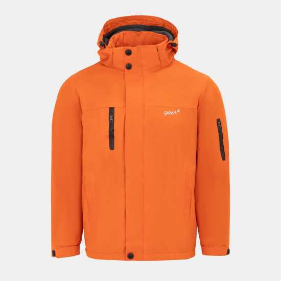Мъжки якета и палта Gelert Външно Горнище Мъже Fleece Lined Outdoor Jacket Mens Orange Gelert Външно Горнище Мъже Fleece Lined Outdoor Jacket Mens Orange Мъжки якета и палта