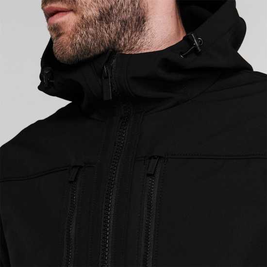 Мъжки якета и палта Firetrap Мъжко Софтшел Яке Pocket Softshell Jacket Mens Firetrap Мъжко Софтшел Яке Pocket Softshell Jacket Mens Мъжки якета и палта