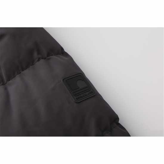 Soulcal Мъжко Пухено Яке 2 Zip Bubble Jacket Mens Charcoal Marl Мъжки якета и палта