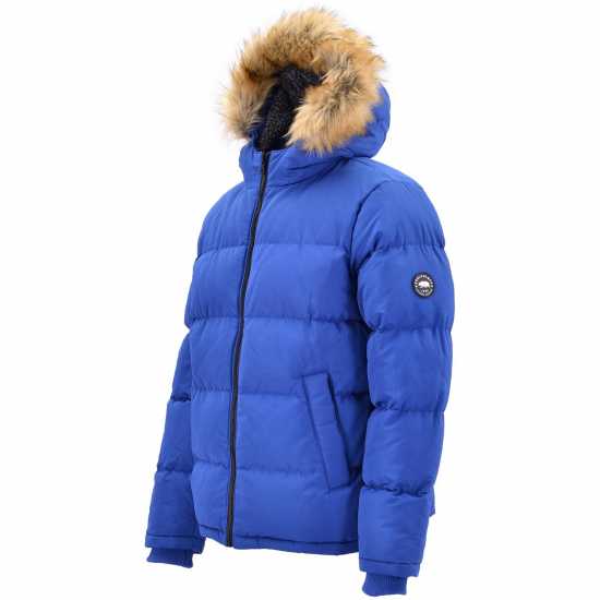 Soulcal Мъжко Пухено Яке 2 Zip Bubble Jacket Mens Navy Мъжки якета и палта